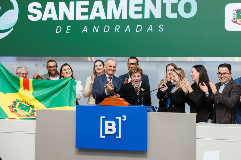 Andradas garantiu mais de R$ 209 milhões em investimentos para água e esgoto após leilão realizado na B3.