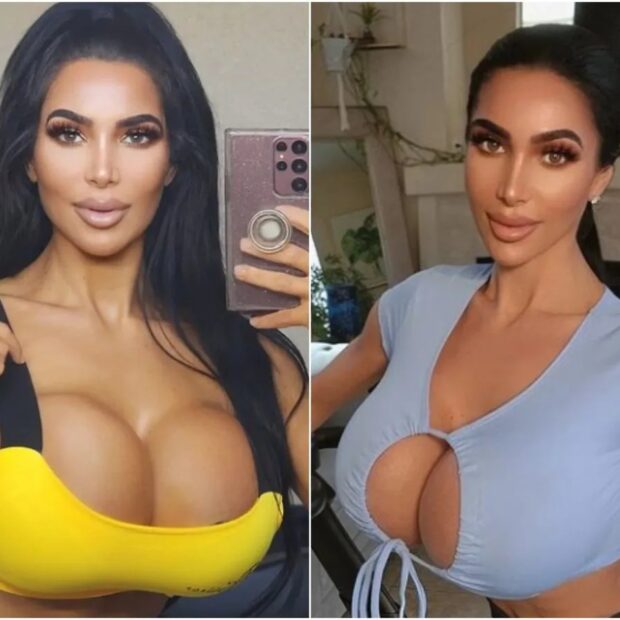 Ashten G ficou conhecida nas redes pela semelhança com Kim Kardashian