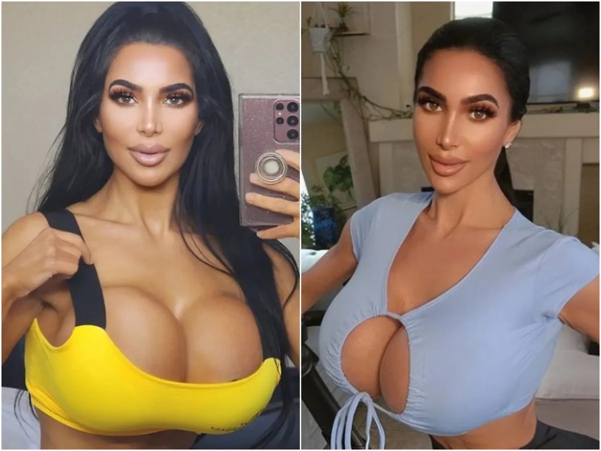 Ashten G ficou conhecida nas redes pela semelhança com Kim Kardashian