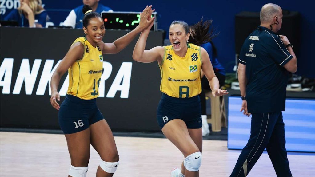 brasil x franca vnl feminina