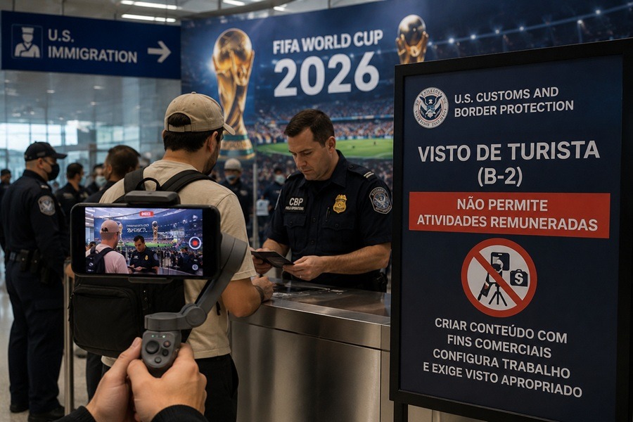 Autoridades americanas podem cassar vistos durante a viagem, na volta ao Brasil ou em futuras solicitações