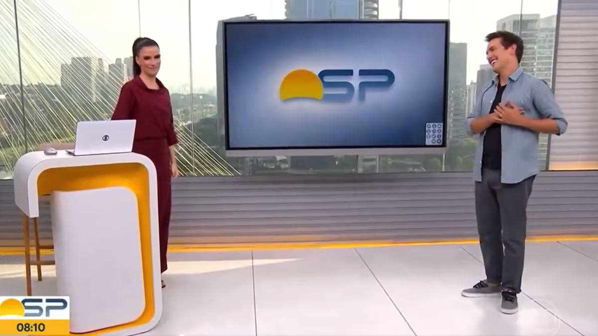 Alessandro Jodar tentou falar croata ao vivo e acabou levando uma resposta que derrubou o estúdio na risada.