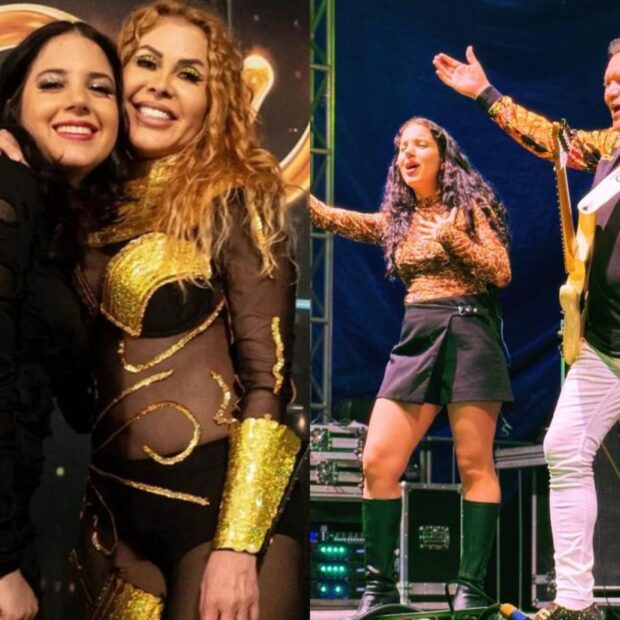 Yasmin Mendes estreou como integrante da Ximbinha & Banda em show no Pará