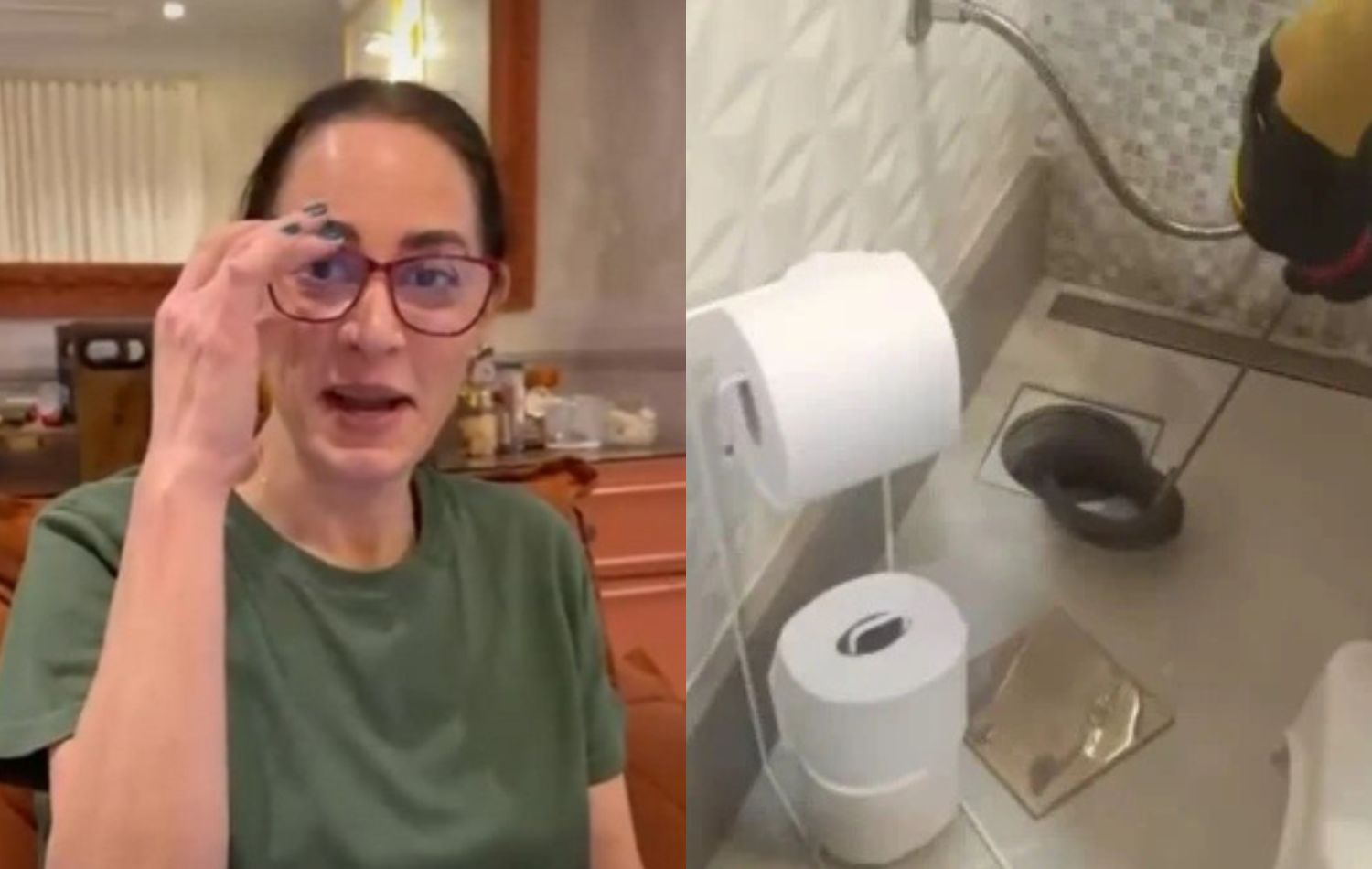 Depois de cinco meses desaparecida, a jiboia Johnny reapareceu no lugar mais improvável: o ralo do banheiro da casa de Silvia Abravanel