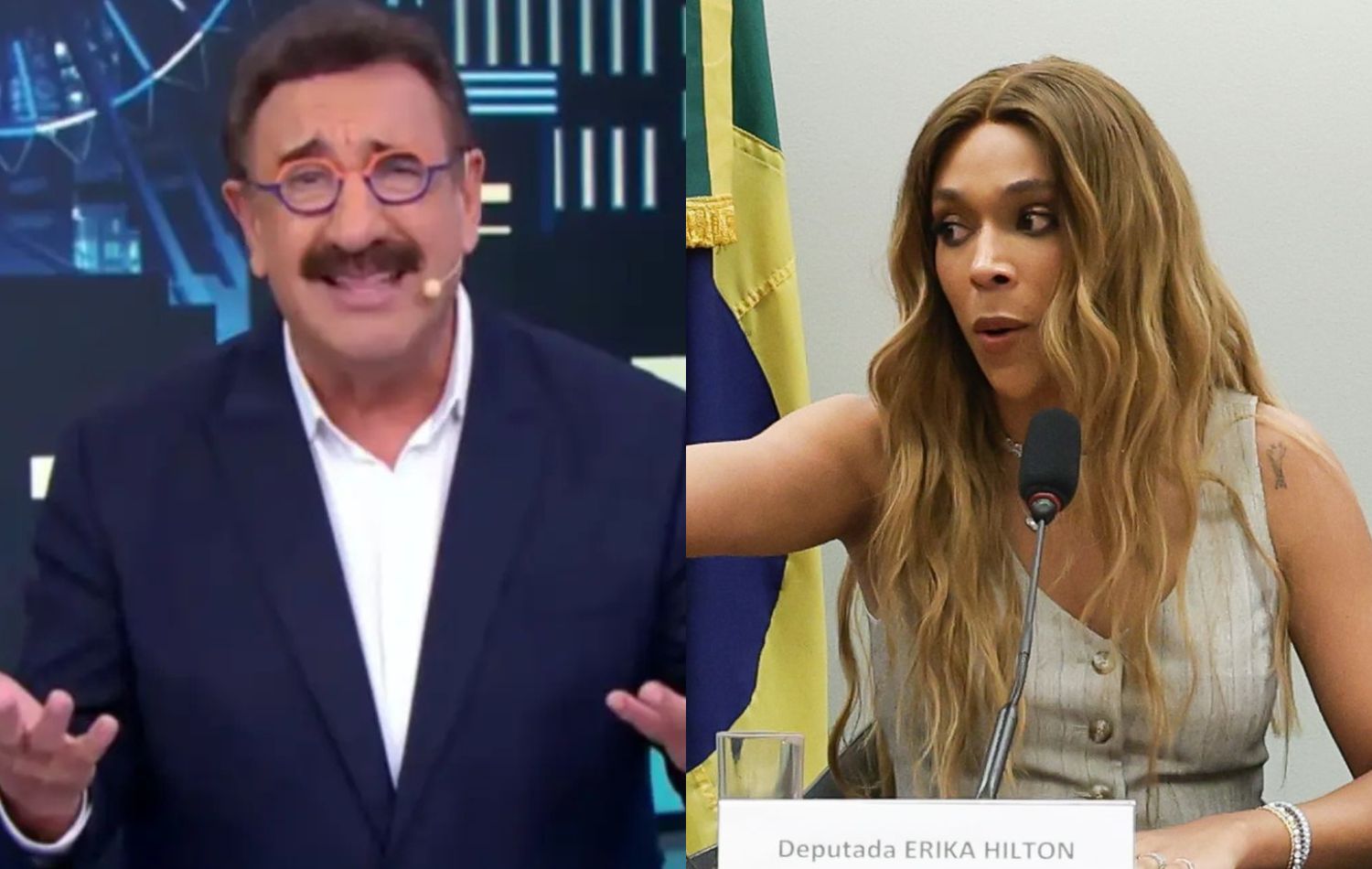 Erika Hilton venceu na Justiça e terá sua resposta exibida no programa de Ratinho após declarações feitas pelo apresentador em março.
