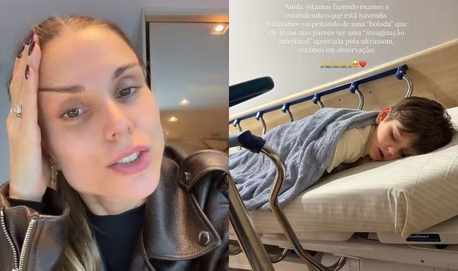 Flávia Viana relatou emergência médica com o filho Gabriel após acidente na escola
