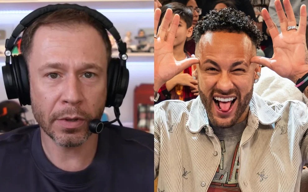 Tiago Leifert voltou a defender Neymar em live no YouTube
