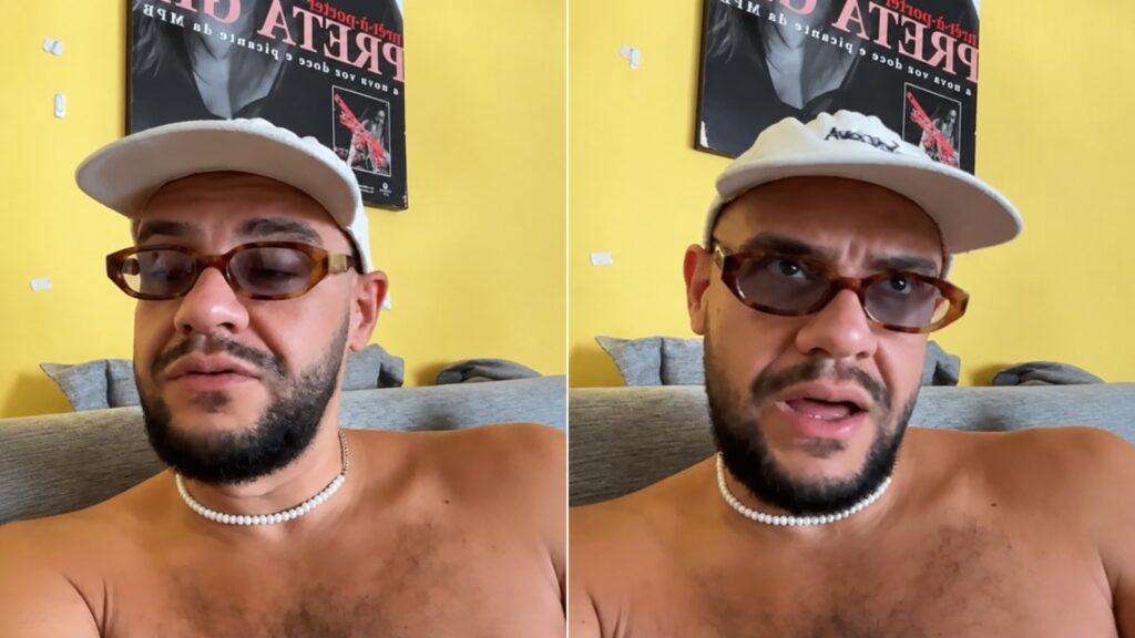 Influenciador criticou o que chamou de hipocrisia na cobrança contra famosos
