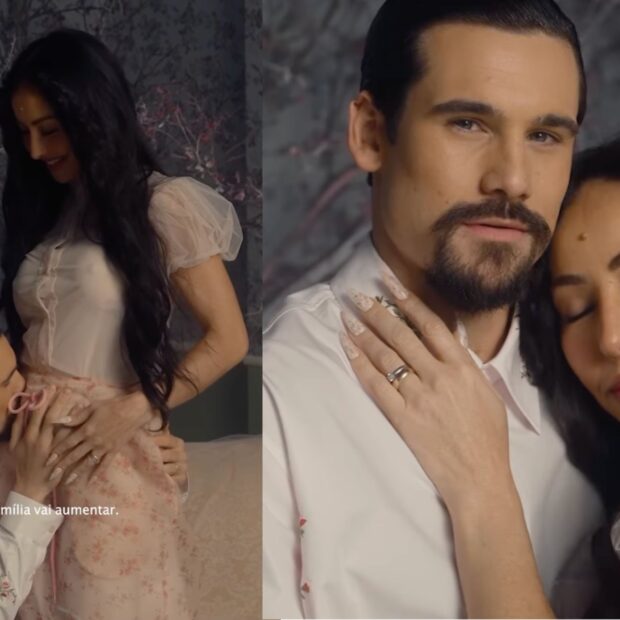 Sabrina Sato e Nicolas Prattes anunciaram a gravidez em um vídeo emocionante narrado pela pequena Zoe.