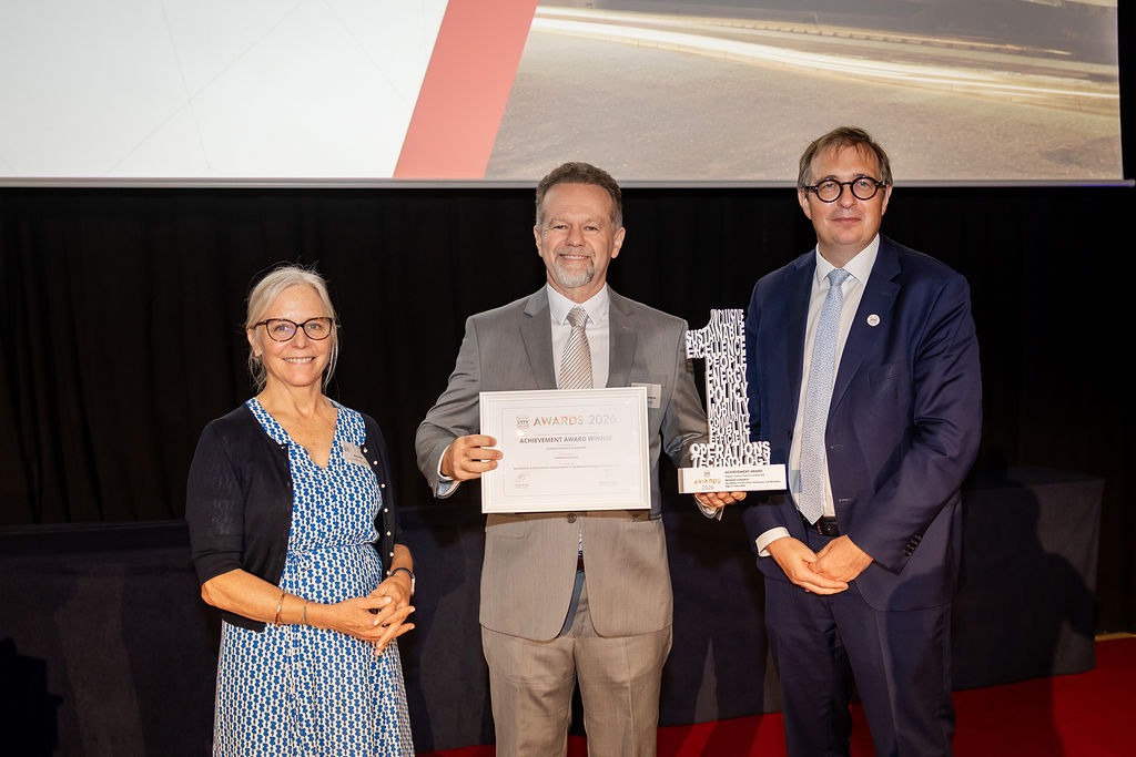 Cerimônia de premiação do UITP Awards 2026 reuniu finalistas de projetos focados em soluções voltadas à mobilidade em grandes centros urbanos de diferentes países. - Foto: François de Ribaucourt