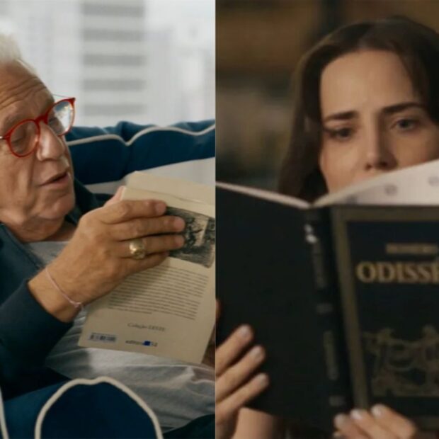 Livros espalhados pelos cenários de “Quem Ama Cuida” escondem pistas sobre o assassinato de Arthur Brandão