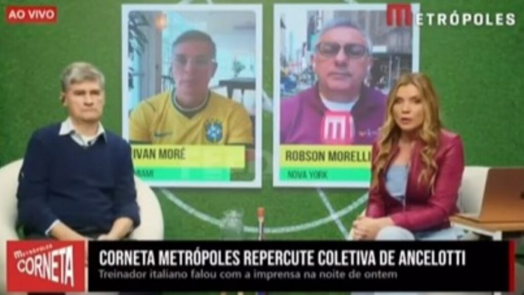Marília Ruiz corrigiu Ivan ao vivo e afirmou que o episódio com Emerson Leão foi assédio moral
