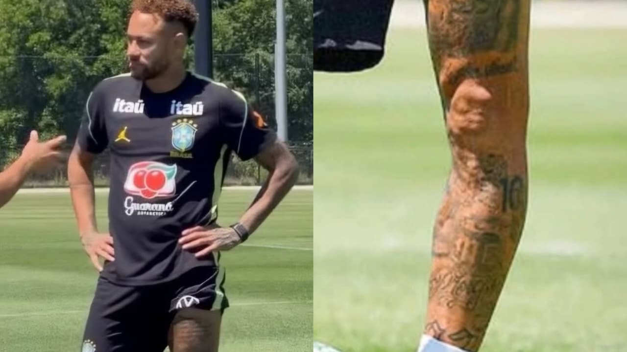 Neymar virou “joelho de paçoca” durante comentário na CNN Brasil