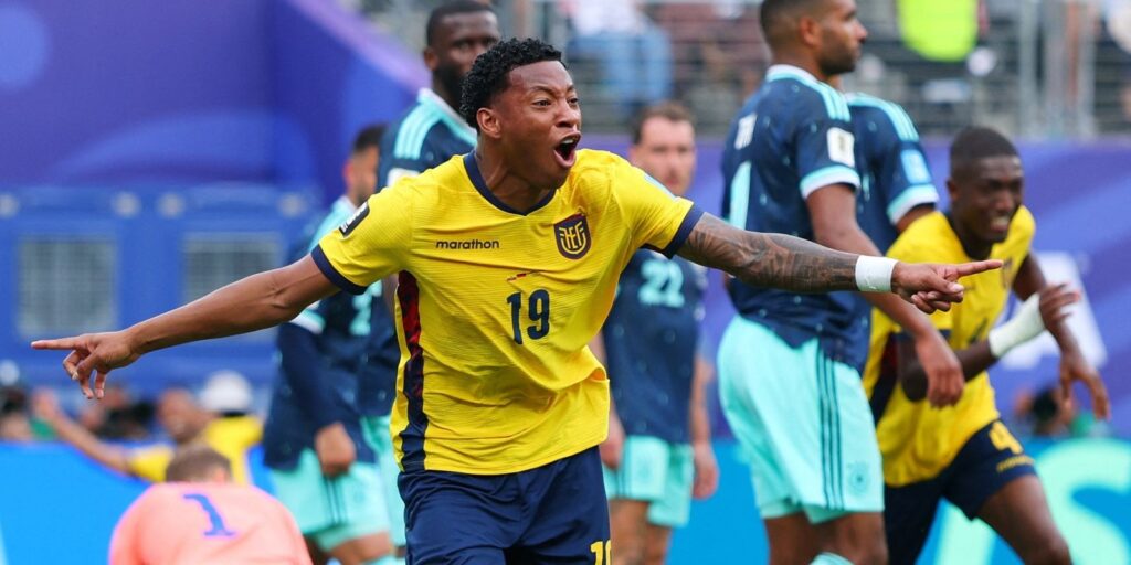 : Equador venceu a Alemanha por 2 a 1 e garantiu vaga no mata-mata da Copa do Mundo