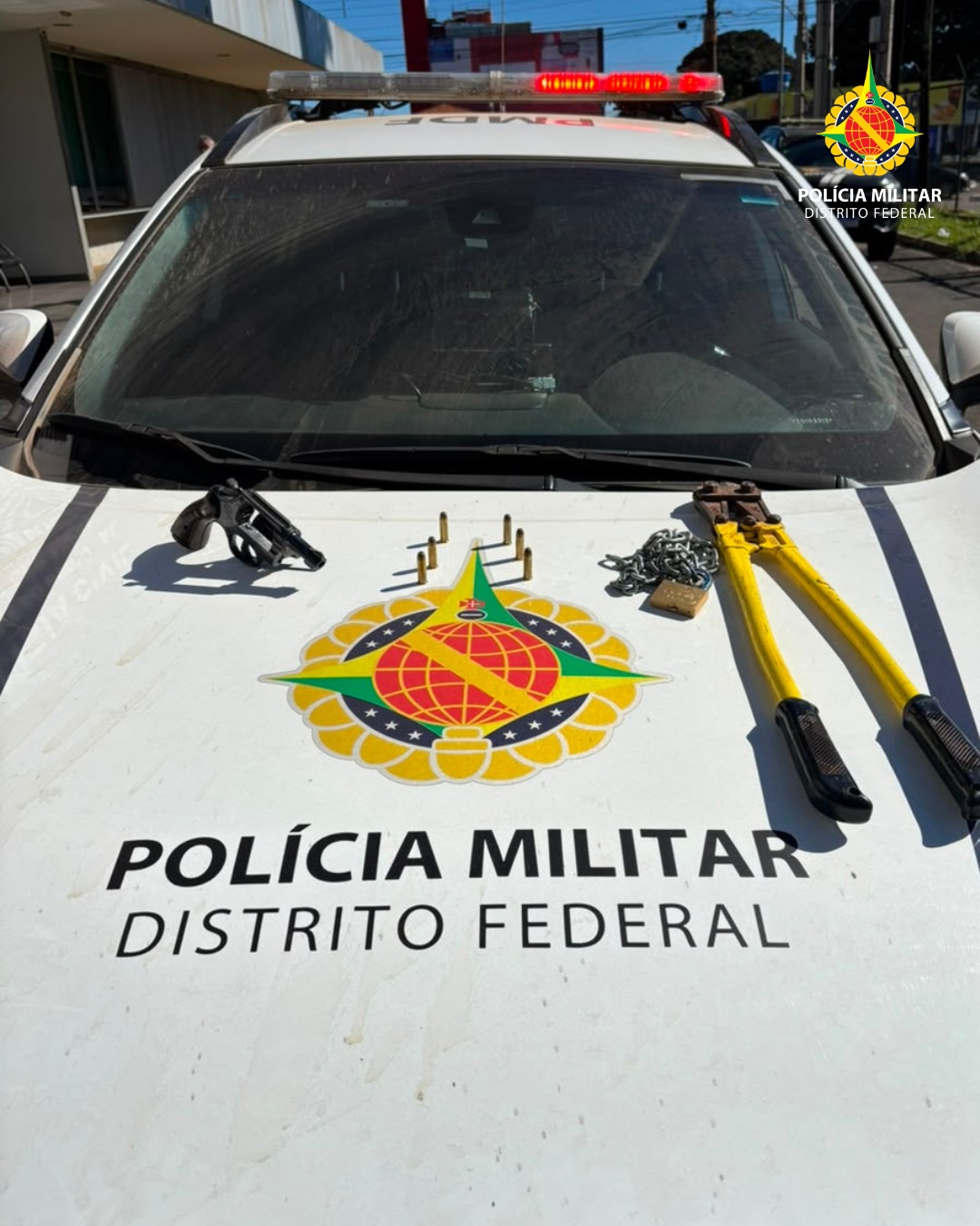 Homem é preso por ameaça e invasão em chácara no Pôr do Sol