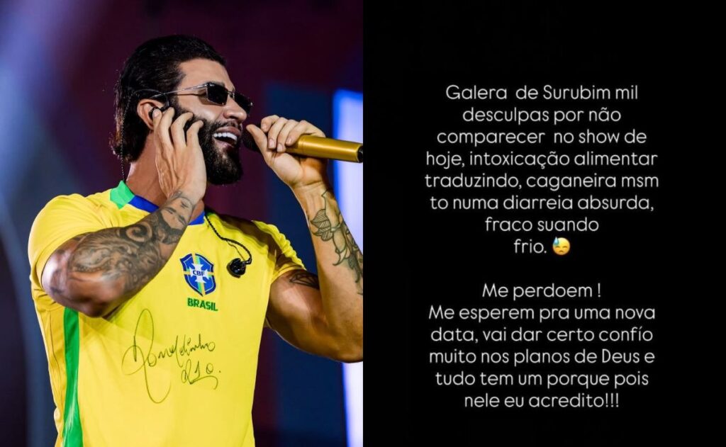 Depois de cancelar o show em Surubim, Gusttavo Lima afirmou que devolveu o cachê, acusou a prefeitura de "cárcere privado" contra sua equipe e prometeu reagir às declarações do prefeito.