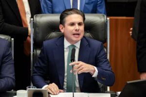 113266834 brazils chamber of deputies speaker hugo motta speaks during a plenary session on a b