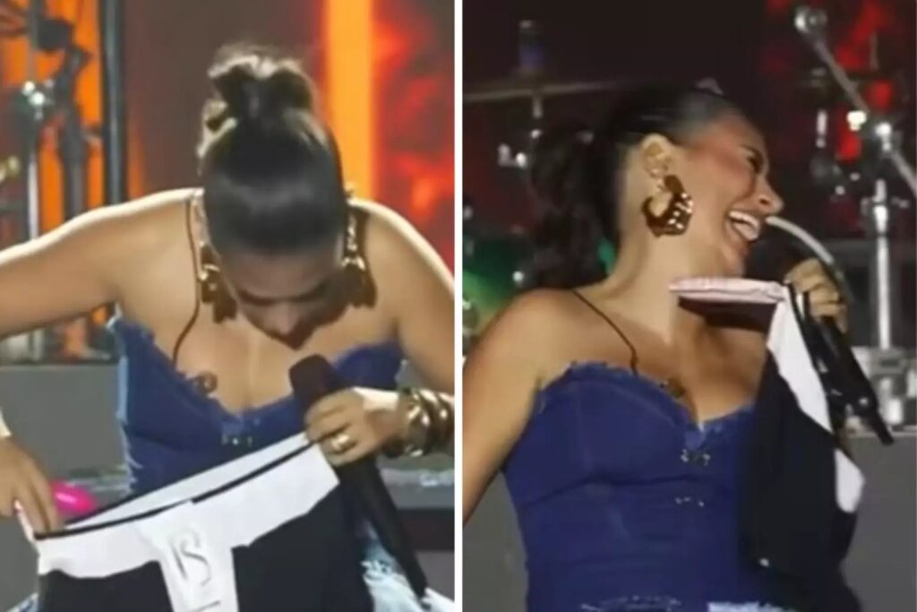  Cantora reagiu aos presentes ousados com bom humor e disse: “Gostei, gostei!”
