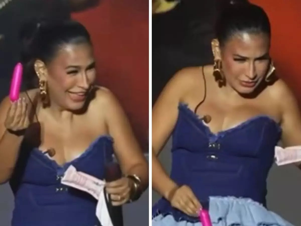 Simone Mendes recebeu vibrador, algema e cueca durante show em Campina Grande