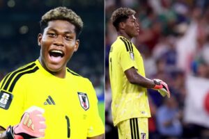 Titular do Japão contra o Brasil, Zion Suzuki fez história como o primeiro goleiro negro da seleção japonesa em uma Copa do Mundo.