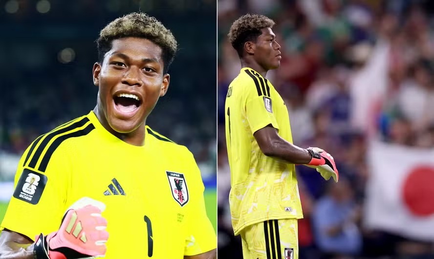 Titular do Japão contra o Brasil, Zion Suzuki fez história como o primeiro goleiro negro da seleção japonesa em uma Copa do Mundo.