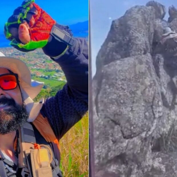 homem morre apos cair ao tentar tirar foto na pedra do macaco no rj