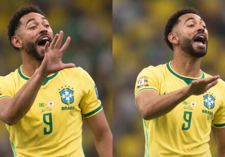 Matheus Cunha fez gesto provocativo após a vitória do Brasil sobre o Japão