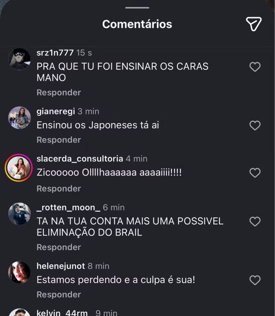  Torcedores culpam Zico por ensinar o Japão a jogar futebol
