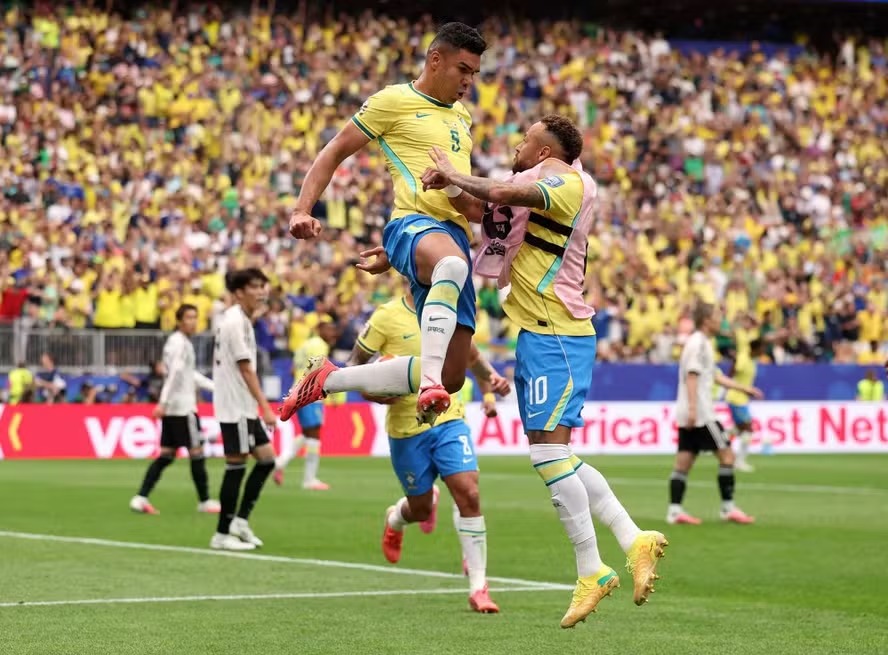 Brasil venceu o Japão por 2 a 1 com gols de Casemiro e Martinelli