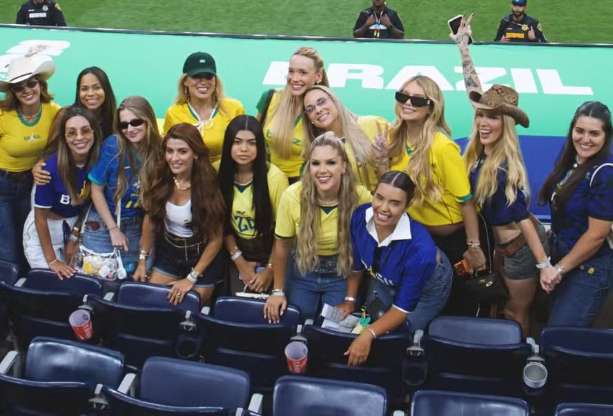 A internet falou em climão, mas Bruna Biancardi garantiu que a distância das companheiras da Seleção tem relação com a rotina entre Orlando, Nova York e os jogos da Copa.
