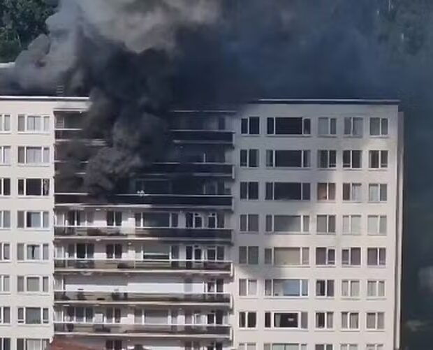 incêndio em prédio residencial
