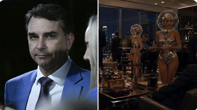 Flávio Bolsonaro negou ter participado da “festinha de astronauta” atribuída a Daniel Vorcaro