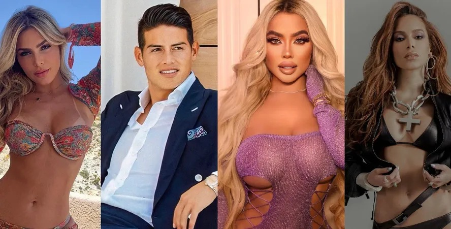 Erika Schneider e Adrielly Lima também já foram ligadas ao jogador colombiano
