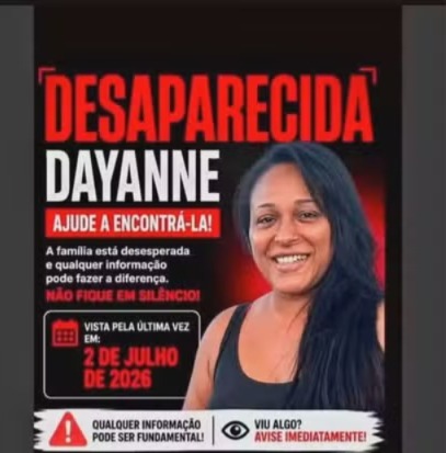 A ex-mulher de Bruno Fernandes, Dayanne Rodrigues, voltou ao noticiário em um caso que preocupa familiares e autoridades após desaparecer em Ribeirão das Neves.
