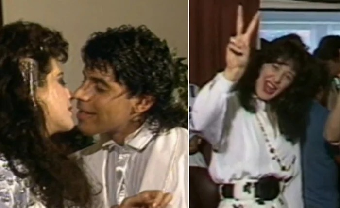 Atriz definiu o ex-marido nos anos 80 como “um gostoso sem limites”
