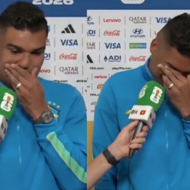 Casemiro emocionou o país ao chorar durante entrevista à CazéTV após a eliminação do Brasil na Copa do Mundo.