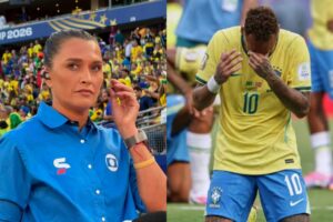 Ana Thaís Matos viralizou ao ironizar a participação de Neymar durante a eliminação do Brasil na Copa.