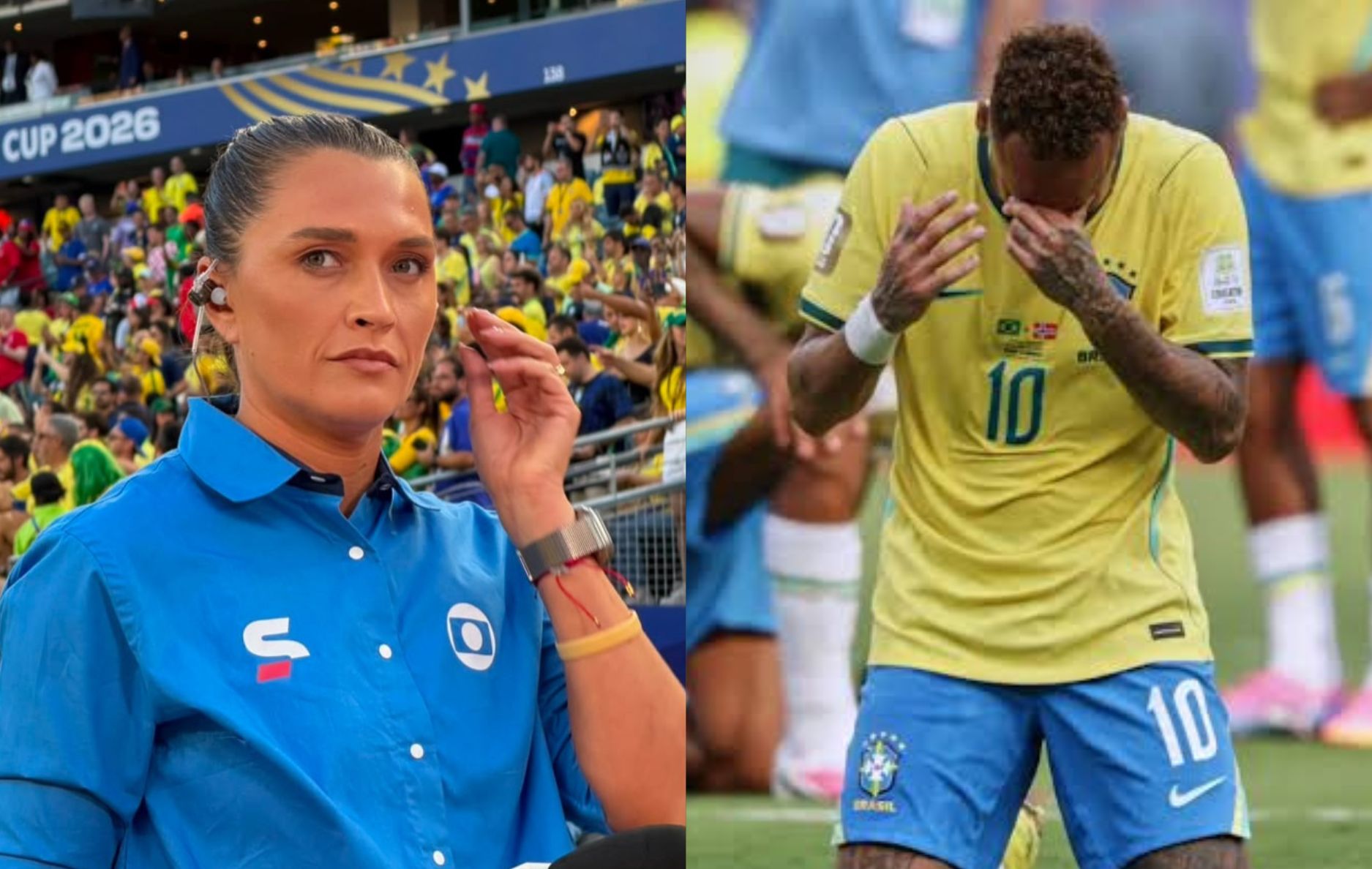 Ana Thaís Matos viralizou ao ironizar a participação de Neymar durante a eliminação do Brasil na Copa.