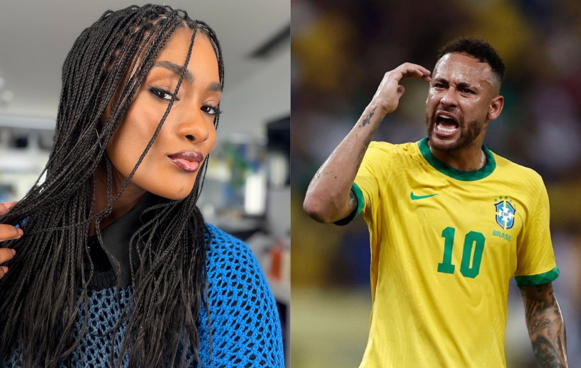 Erika Januza criticou o choro de Neymar após a eliminação do Brasil e dividiu opiniões nas redes sociais.
