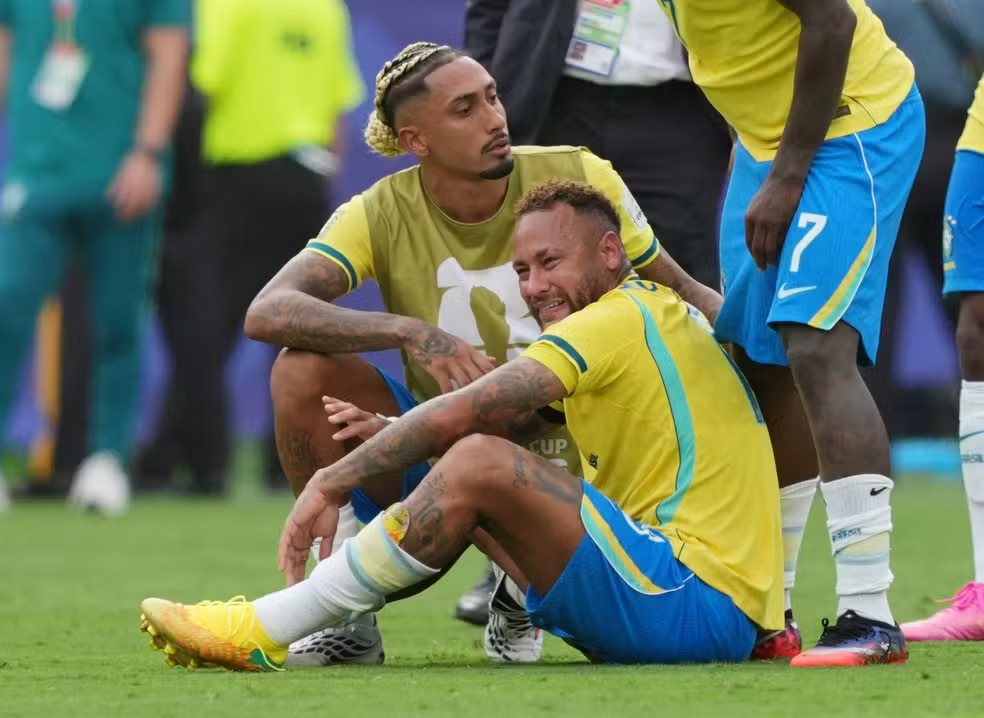 Comentarista questionou postura do jogador na derrota do Brasil para a Noruega


