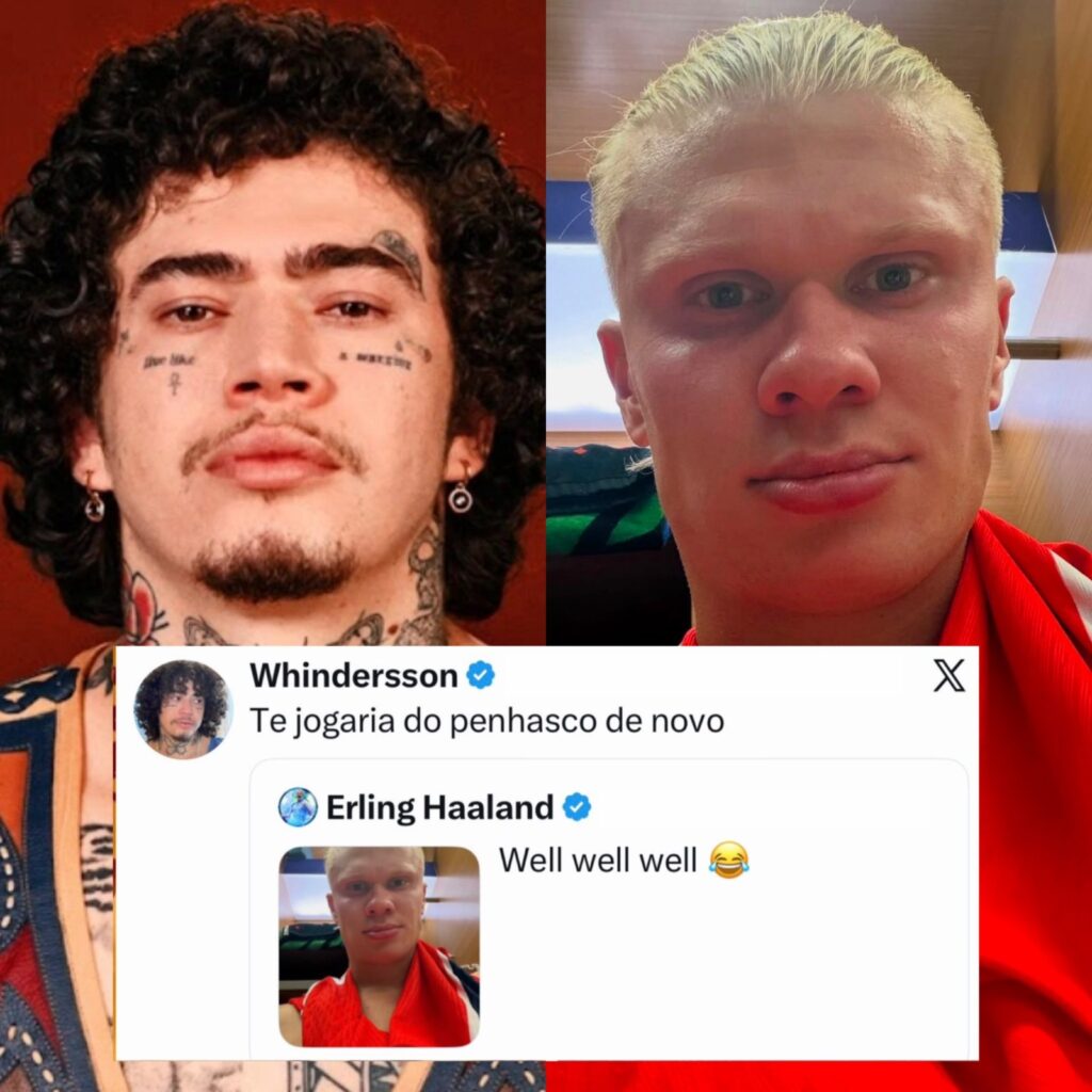 Whindersson citou “Penhasco” após vitória de Haaland
