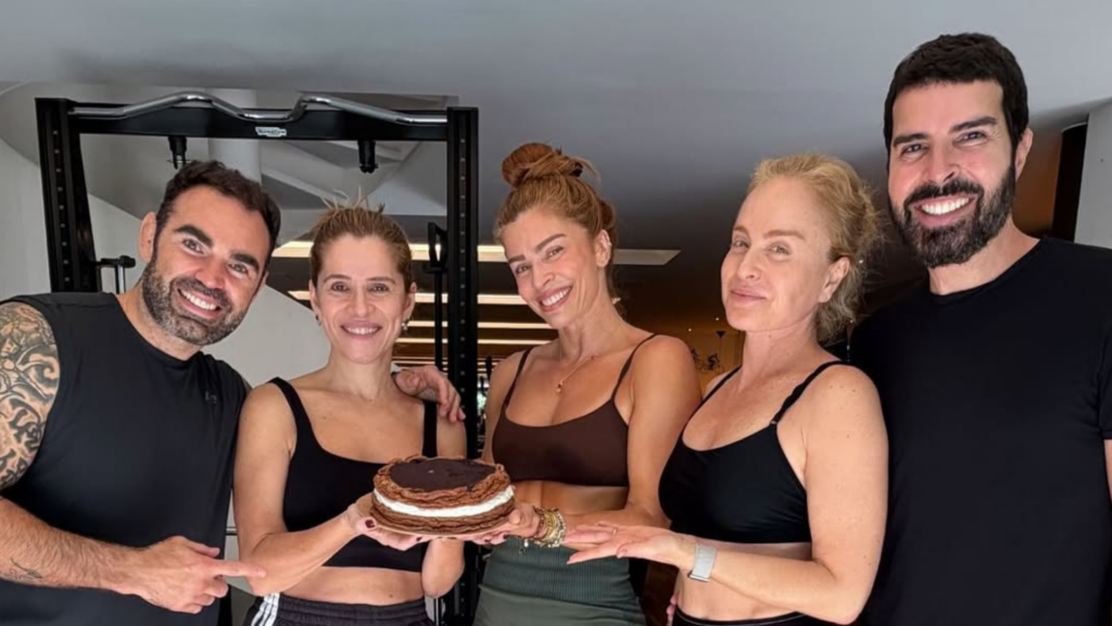 Angélica reuniu Ingrid Guimarães e Grazi Massafera em uma festa surpresa cheia de carinho e bom humor.