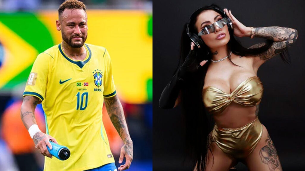 A DJ Monaliny Soares manteve a palavra e anunciou que eternizará Neymar na pele após a Copa.