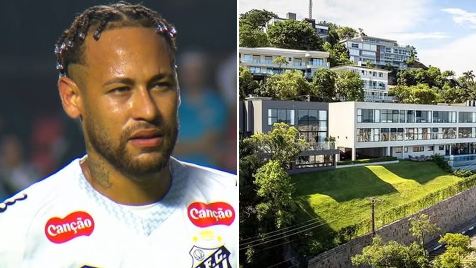 Neymar comprou mansão no Morro Santa Terezinha, em Santos, sem visitar o imóvel pessoalmente