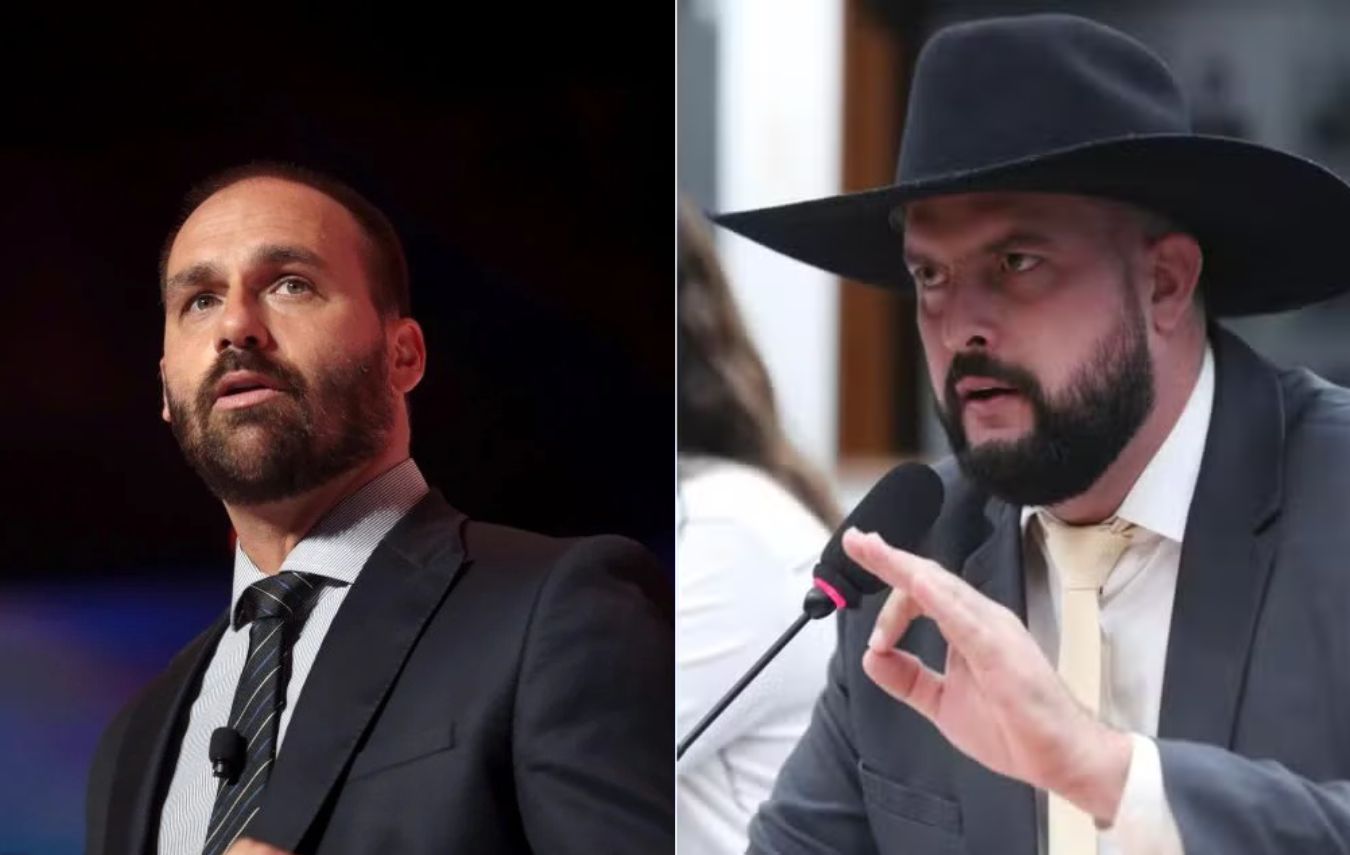 Eduardo Bolsonaro elevou o tom contra Zé Trovão e Rodrigo Constantino durante uma transmissão ao vivo