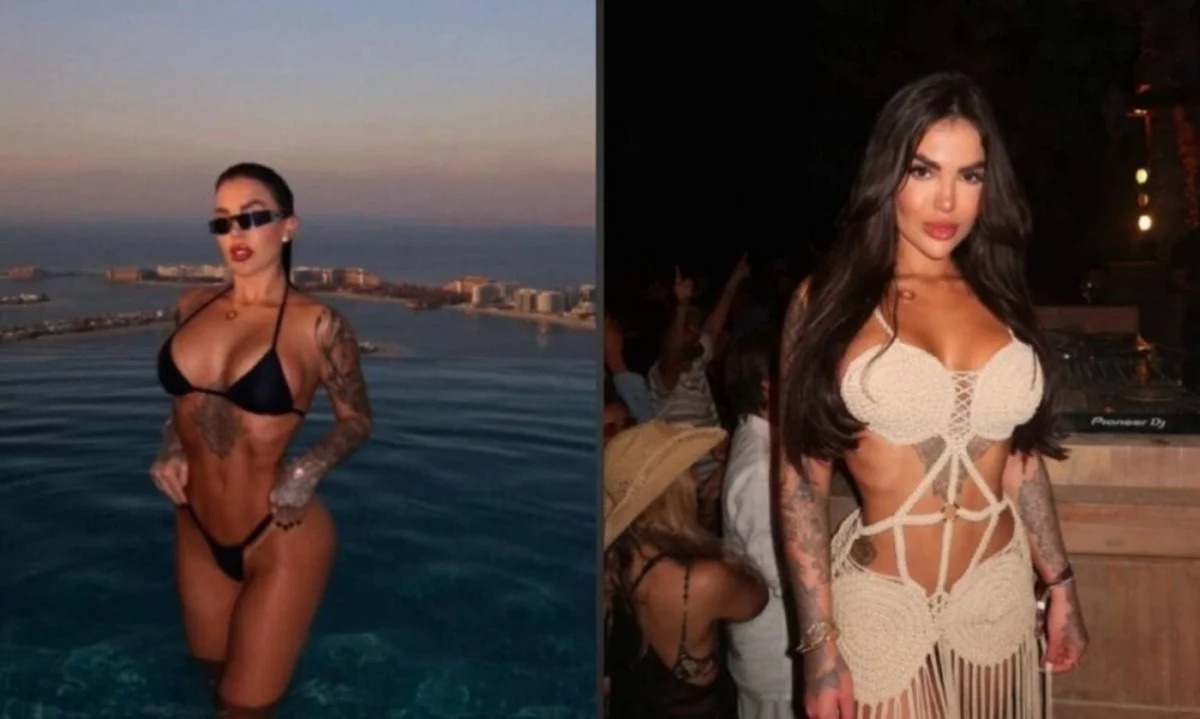 Kauana Bilhar, modelo brasileira de 27 anos, morreu após cair do 27º andar em Dubai
