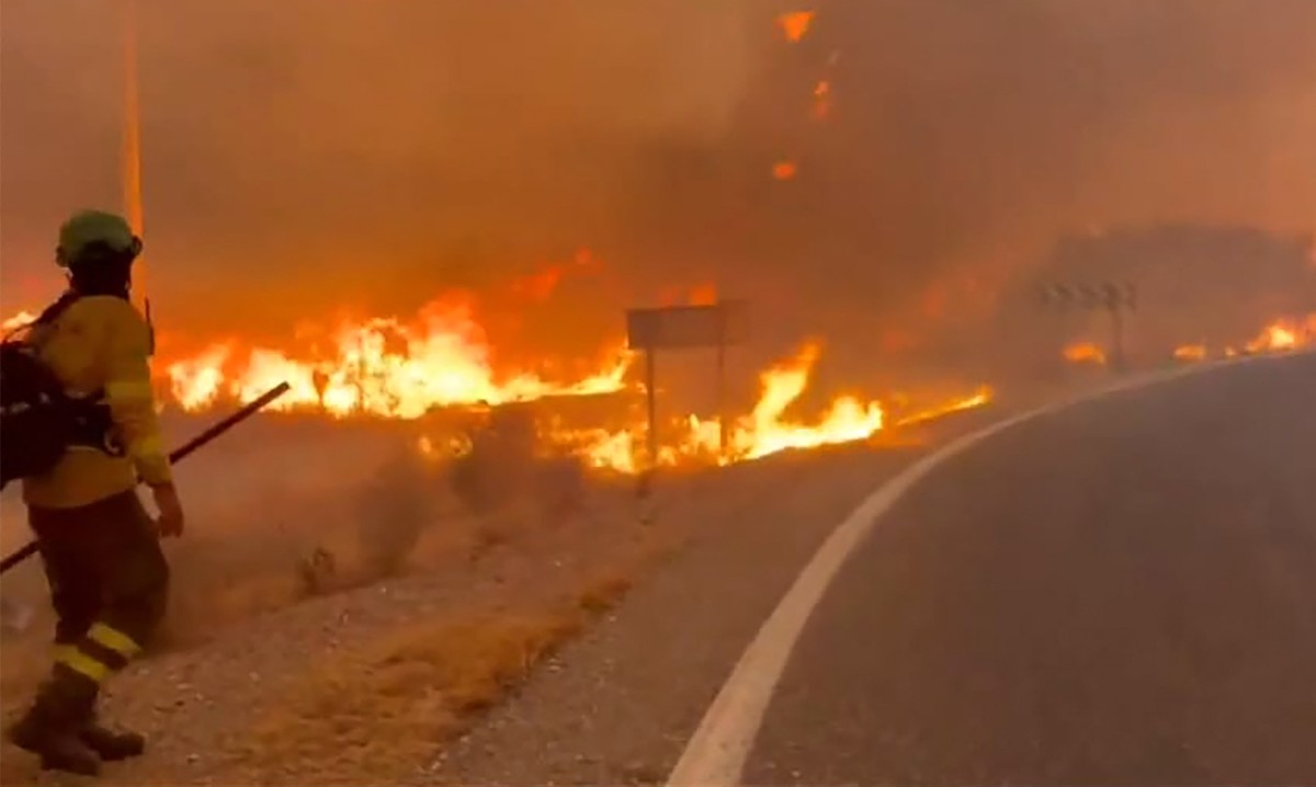 spain fire emergency