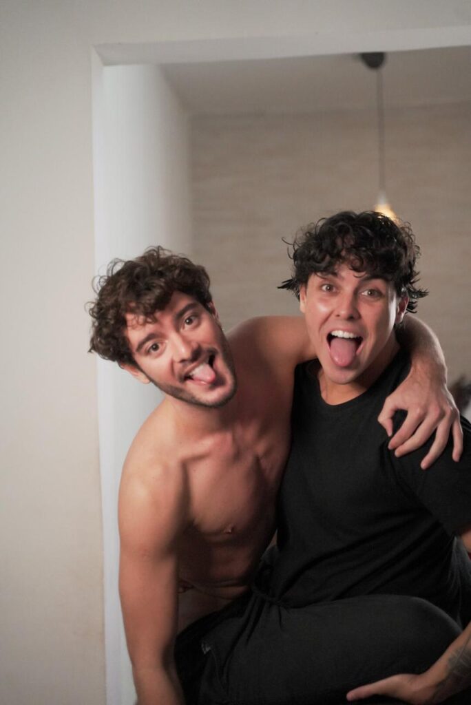 Paulo Guerra e namorado, Vitor Chaves