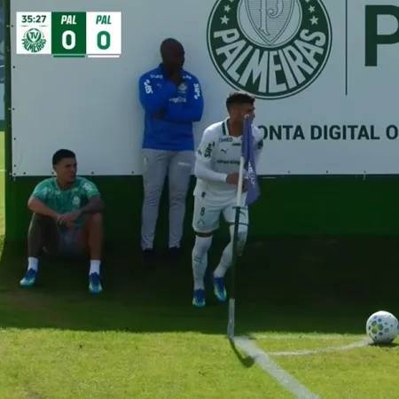 Zagueiro Naves treina separado e aguarda saída do Palmeiras