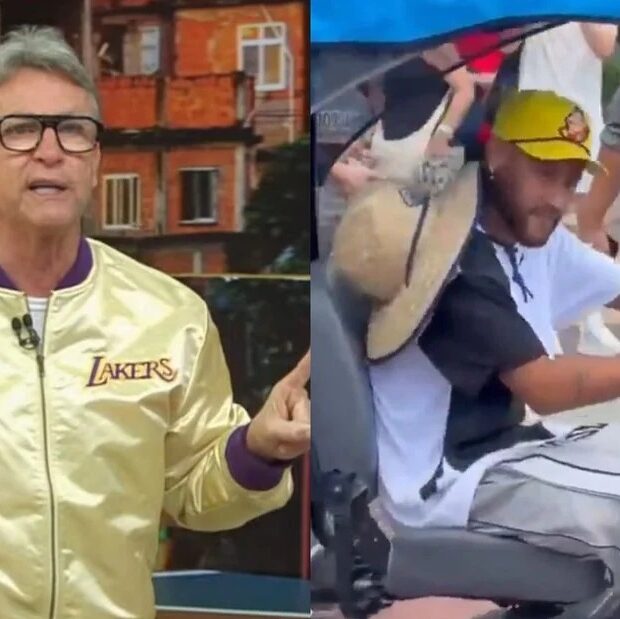 Neto detonou Neymar após imagens do jogador em carrinho na Disney viralizarem